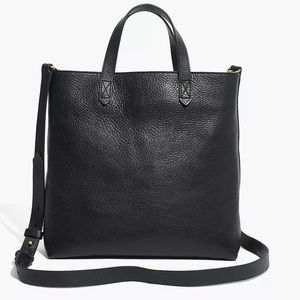 Madewell The Zip-Top Transport Crossbody, Black